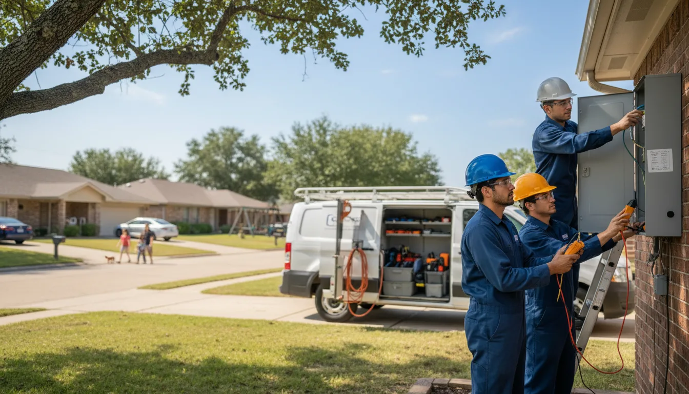 Certified electrician providing emergency electrical services in Alverda, PA